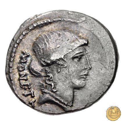 464/2 - denario T. Carisius 46 BC (Roma)