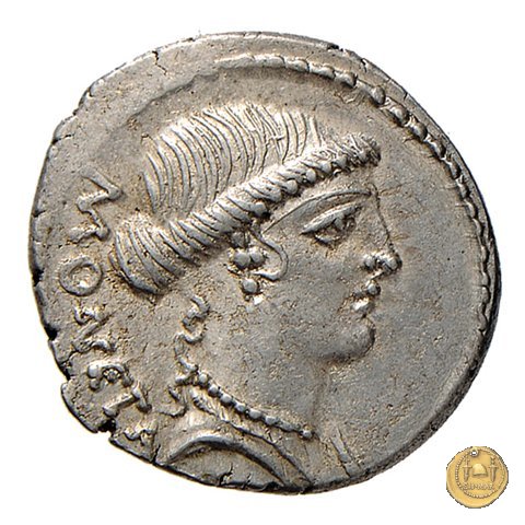 464/2 - denario T. Carisius 46 BC (Roma)