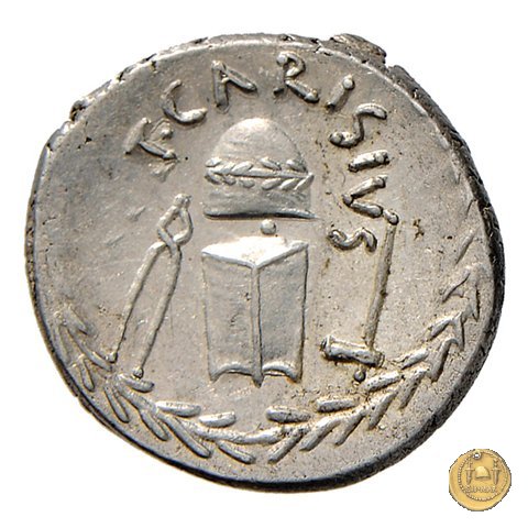 464/2 - denario T. Carisius 46 BC (Roma)