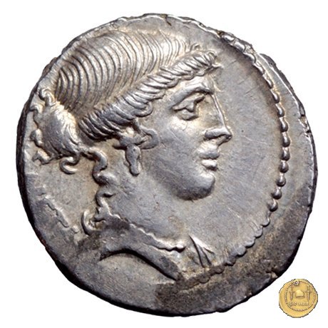 464/2 - denario T. Carisius 46 BC (Roma)