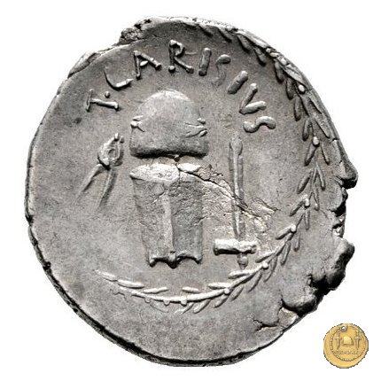 464/2 - denario T. Carisius 46 BC (Roma)