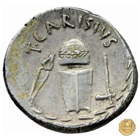 464/2 - denario T. Carisius 46 BC (Roma)