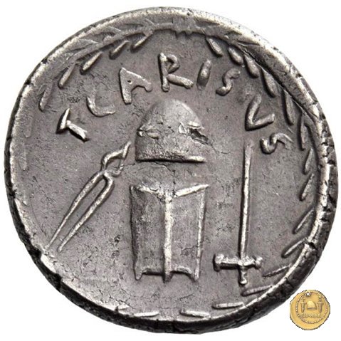 464/2 - denario T. Carisius 46 BC (Roma)