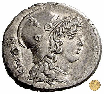 464/3 - denario T. Carisius 46 BC (Roma)