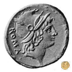 464/3 - denario T. Carisius 46 BC (Roma)