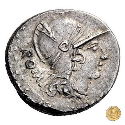 464/3 - denario T. Carisius 46 BC (Roma)