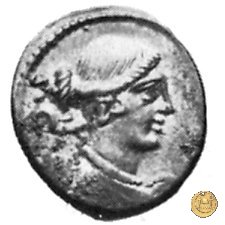 464/5 - denario T. Carisius 46 BC (Roma)