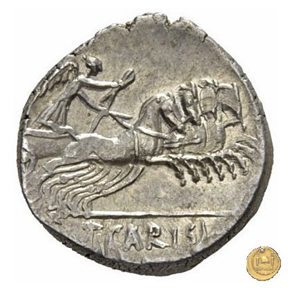 464/5 - denario T. Carisius 46 a.C. (Roma)