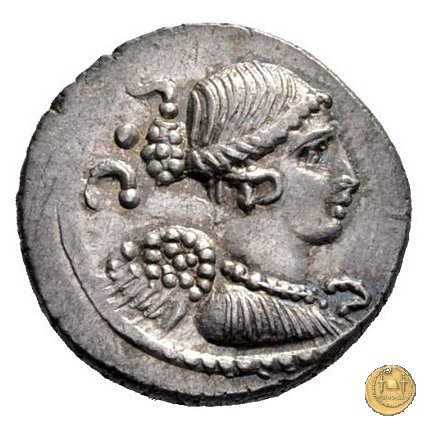 464/5 - denario T. Carisius 46 BC (Roma)