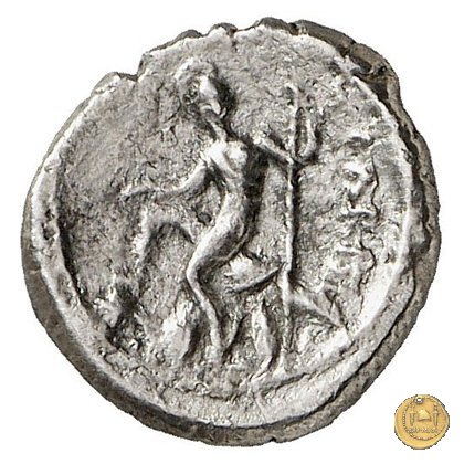 464/6 - quinario T. Carisius 46 BC (Roma)