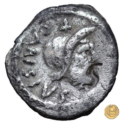 464/7 - sesterzio T. Carisius 46 BC (Roma)