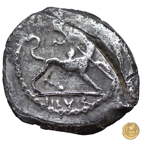 464/7 - sesterzio T. Carisius 46 BC (Roma)