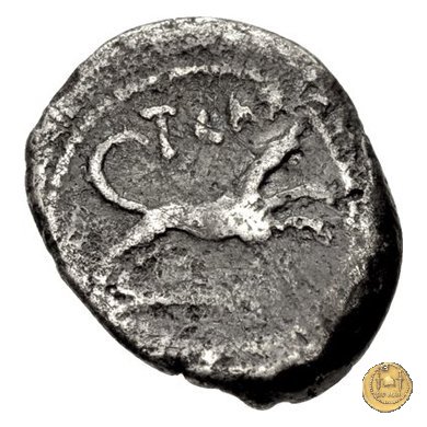 464/8 - sesterzio T. Carisius 46 BC (Roma)