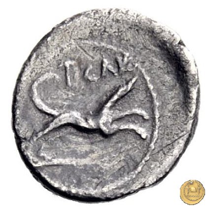 464/8 - sesterzio T. Carisius 46 BC (Roma)