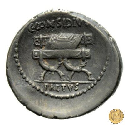 465/1 - denario C. Considius Paetus 46 BC (Roma)