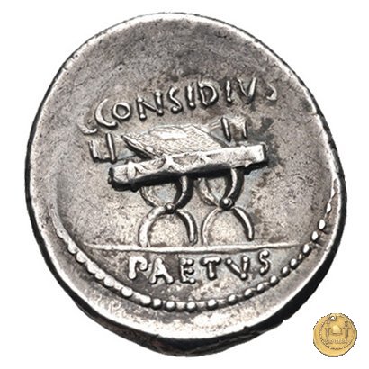 465/1 - denario C. Considius Paetus 46 BC (Roma)