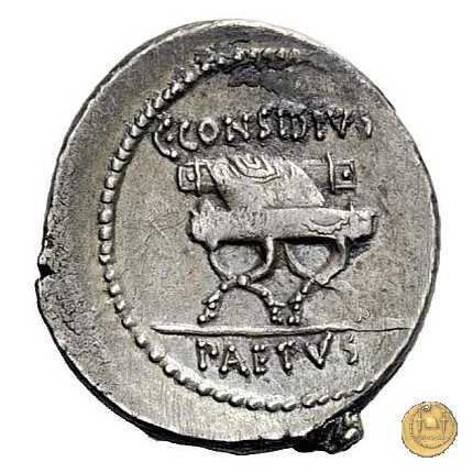 465/1 - denario C. Considius Paetus 46 BC (Roma)