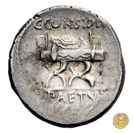 465/1 - denario C. Considius Paetus 46 BC (Roma)