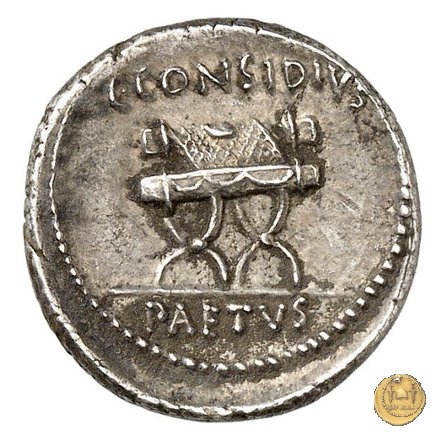 465/1 - denario C. Considius Paetus 46 BC (Roma)