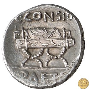 465/2 - denario C. Considius Paetus 46 BC (Roma)