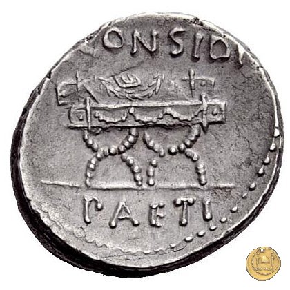 465/2 - denario C. Considius Paetus 46 BC (Roma)