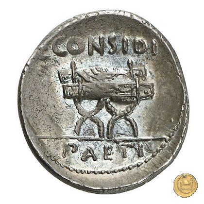 465/2 - denario C. Considius Paetus 46 BC (Roma)