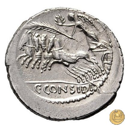 465/3 - denario C. Considius Paetus 46 BC (Roma)