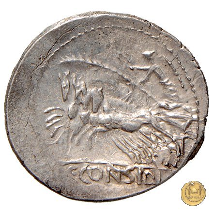 465/4 - denario C. Considius Paetus 46 BC (Roma)