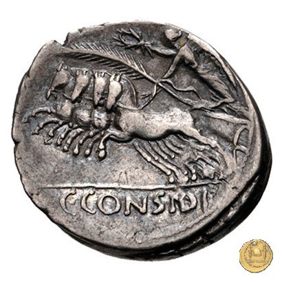 465/4 - denario C. Considius Paetus 46 BC (Roma)