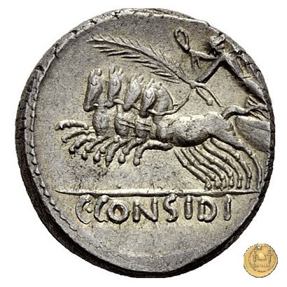 465/4 - denario C. Considius Paetus 46 BC (Roma)