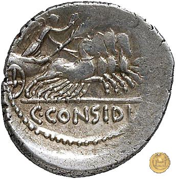 465/5 - denario C. Considius Paetus 46 BC (Roma)