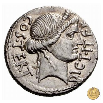 467/1 - denario C. Iulius Caesar 46 BC