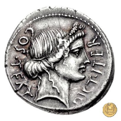 467/1 - denario C. Iulius Caesar 46 BC