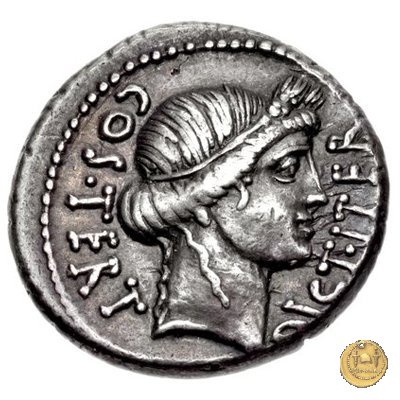 467/1 - denario C. Iulius Caesar 46 BC