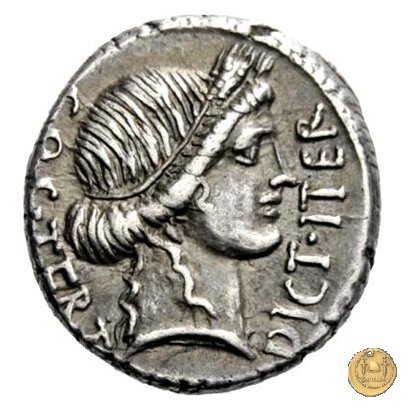 467/1 - denario C. Iulius Caesar 46 BC