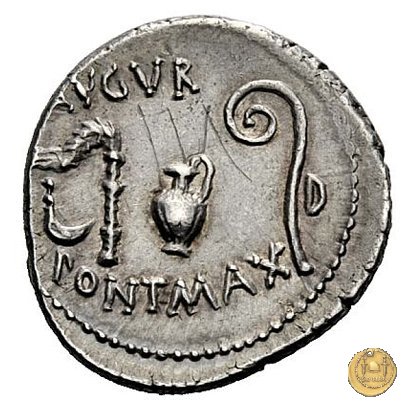 467/1 - denario C. Iulius Caesar 46 BC