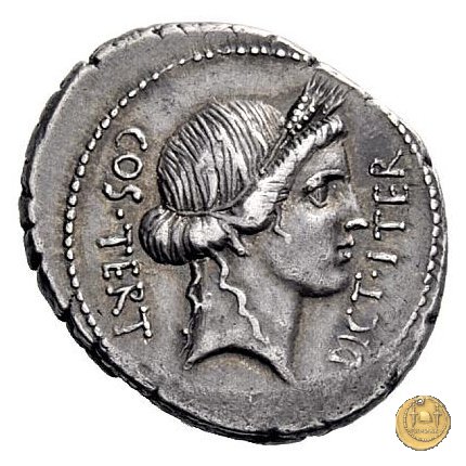 467/1 - denario C. Iulius Caesar 46 BC