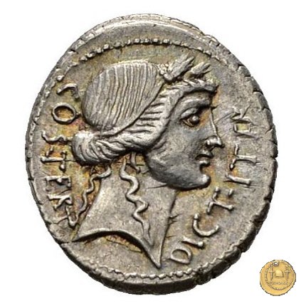 467/1 - denario C. Iulius Caesar 46 BC