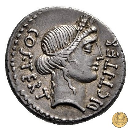 467/1 - denario C. Iulius Caesar 46 BC