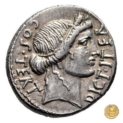 467/1 - denario C. Iulius Caesar 46 BC