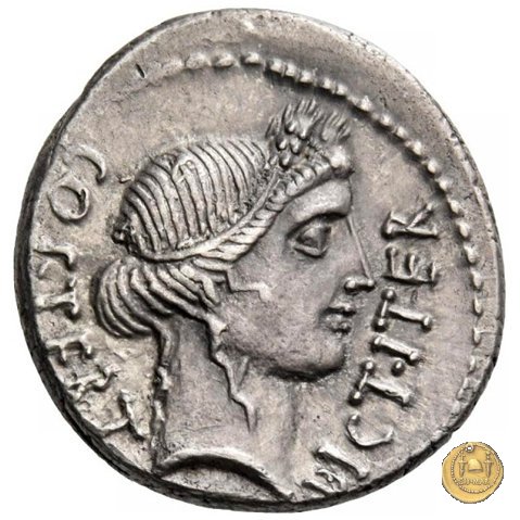 467/1 - denario C. Iulius Caesar 46 BC