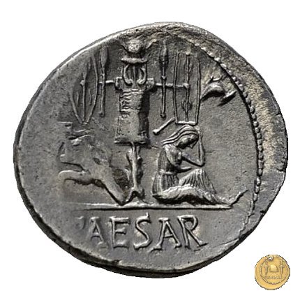 468/2 - denario C. Iulius Caesar 46-45 a.C. (Spagna)