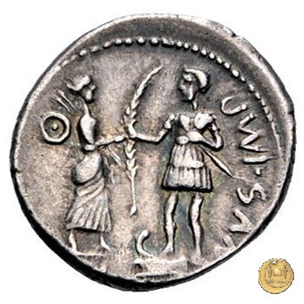 469/1 - denario Cn. Pompeius / M. Publicius 46-45 BC (Spagna)