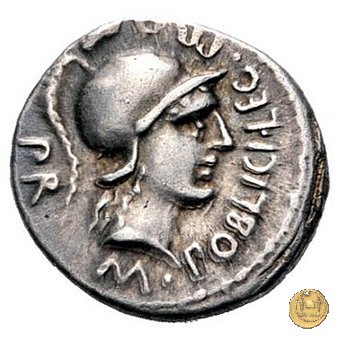 469/1 - denario Cn. Pompeius / M. Publicius 46-45 BC (Spagna)