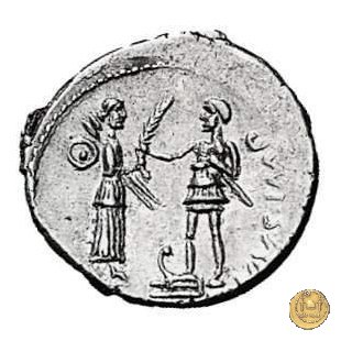 469/1 - denario Cn. Pompeius / M. Publicius 46-45 BC (Spagna)