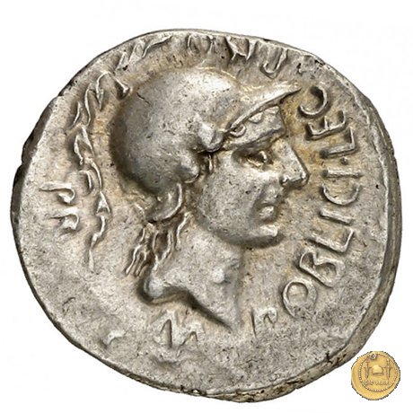 469/1 - denario Cn. Pompeius / M. Publicius 46-45 BC (Spagna)