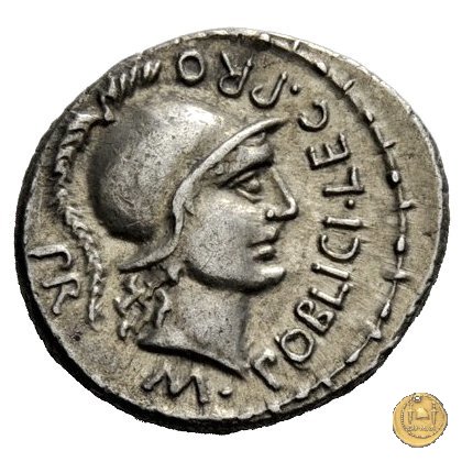 469/1 - denario Cn. Pompeius / M. Publicius 46-45 BC (Spagna)