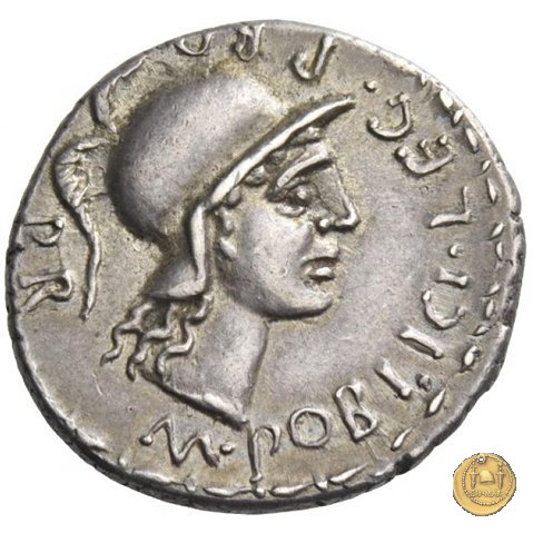 469/1 - denario Cn. Pompeius / M. Publicius 46-45 BC (Spagna)