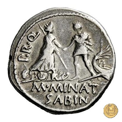 470/1a - denario Cn. Pompeius / M. Minatius Sabinus 46-45 BC (Spagna)