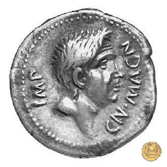 470/1a - denario Cn. Pompeius / M. Minatius Sabinus 46-45 BC (Spagna)